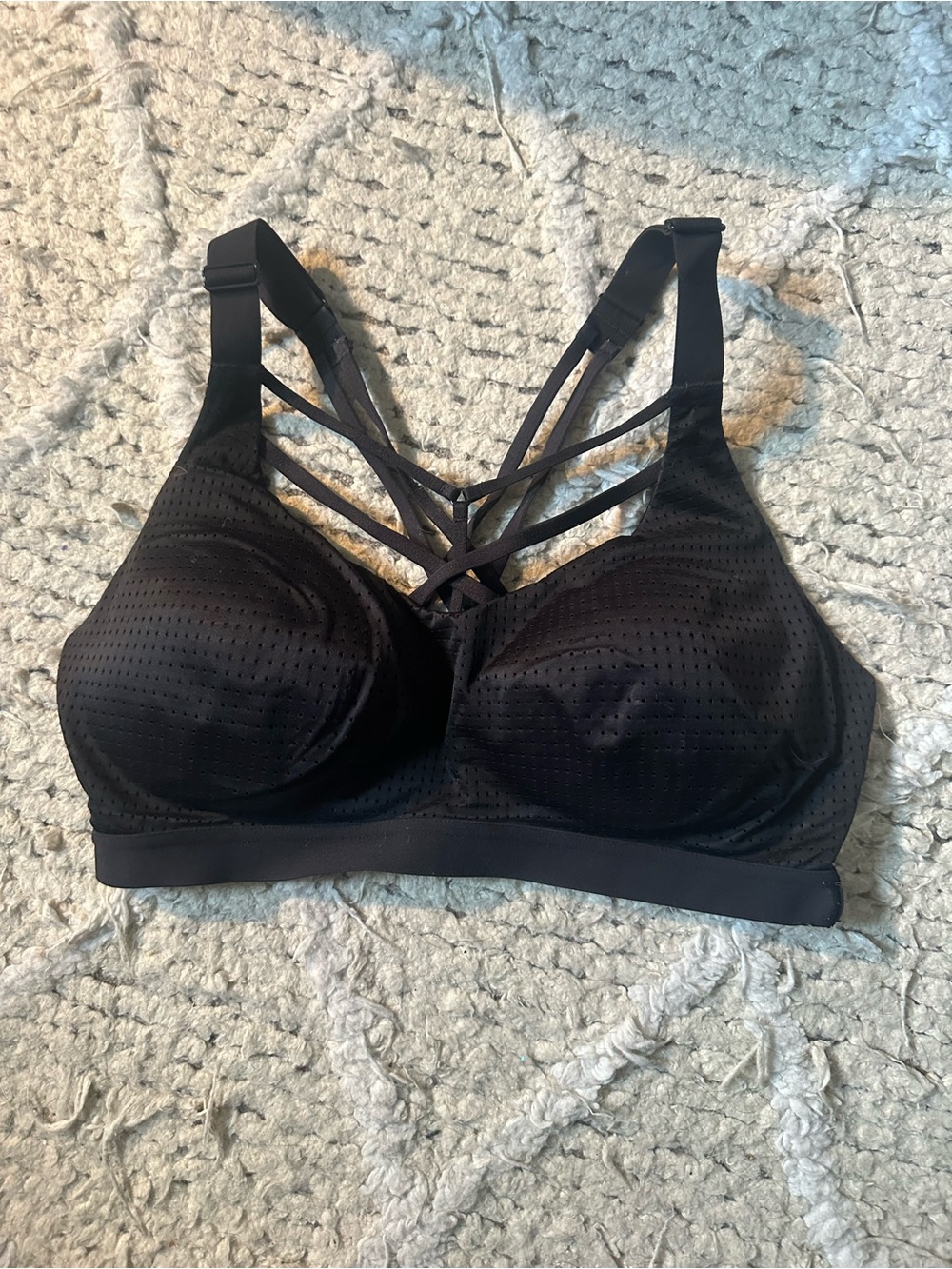 Victoria's Secret Black Strappy Wireless Bra